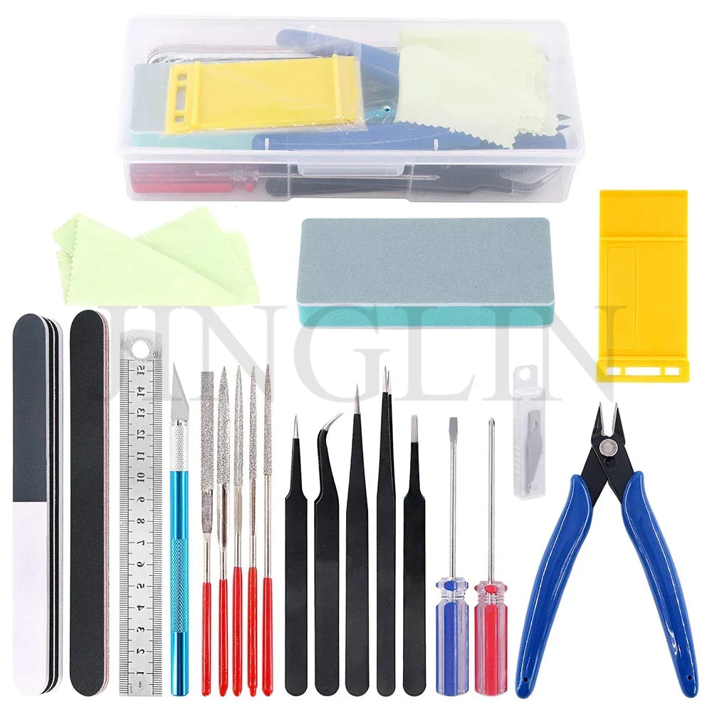Multiple models 3D Printer Tool Kit Trimming Knife Scraper Cleaning Needle Tweezers Pliers Deburring Kit DIY 3D Printing Tools