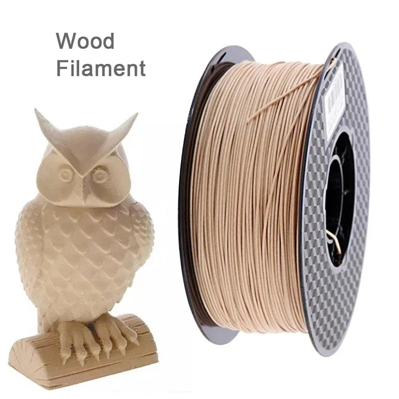 3D Printer Filament Wood PLA 1.75mm Wood Filament 1KG 3D Printing Materials 250G Plastic Filament Wooden Filamento