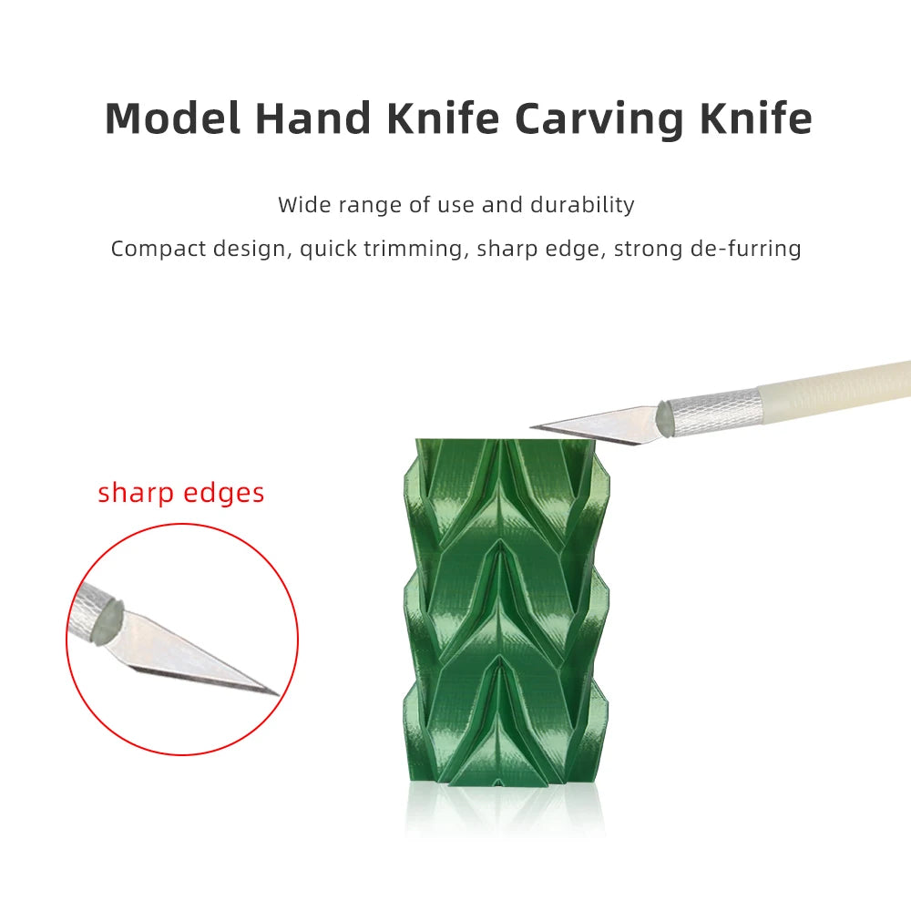 3D Printer Tool Kit Electronic Wire Diagonal Pliers Trimming Knife Scraper Deburring Cutter Set Tweezers Pliers 3D Printer Part