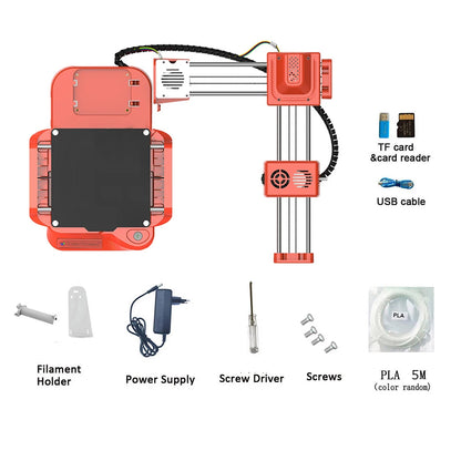 Easythreed 3D Printer K9 Easy To Use One-click Print Mainboard With Magnetic Build Platform Desktop Mini Printer K7 For Beginner