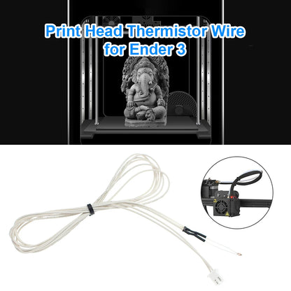 3D Printer Parts Thermistor 100K ohm NTC Temperature Sensor for Ender 3/Ender 3 Pro/Ender 5/CR-10/CR-10S Hotend Kit Thermistor