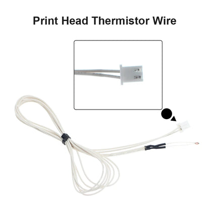 3D Printer Parts Thermistor 100K ohm NTC Temperature Sensor for Ender 3/Ender 3 Pro/Ender 5/CR-10/CR-10S Hotend Kit Thermistor