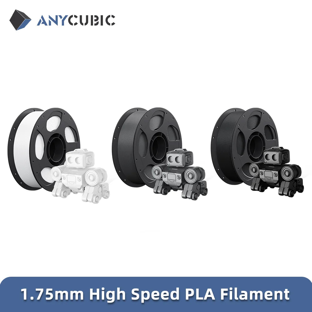 ANYCUBIC 20KG High-Speed PLA Filament 1.75mm Plastic For 3D Printer Rubber Consumables Material for ANYCUBIC Kobra 2 Series