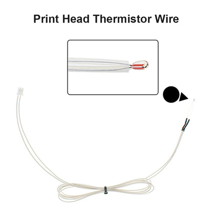 3D Printer Parts Thermistor 100K ohm NTC Temperature Sensor for Ender 3/Ender 3 Pro/Ender 5/CR-10/CR-10S Hotend Kit Thermistor