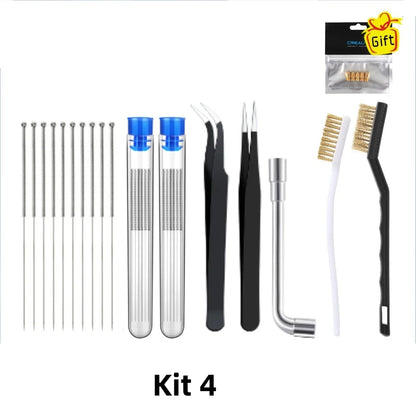 3D Printer Tool Kit Electronic Wire Diagonal Pliers Trimming Knife Scraper Deburring Cutter Set Tweezers Pliers 3D Printer Part