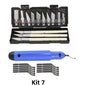 3D Printer Tool Kit Electronic Wire Diagonal Pliers Trimming Knife Scraper Deburring Cutter Set Tweezers Pliers 3D Printer Part
