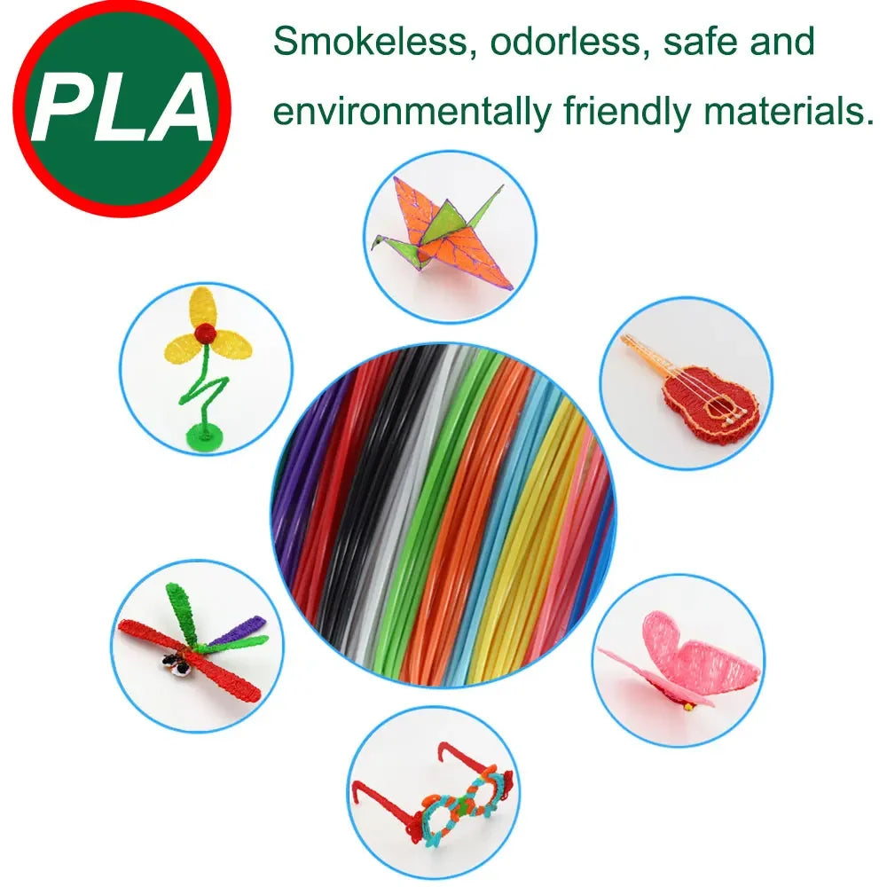 3D Printing Pen  Drawing   for Kids/Adults Creative  LCD Display Gel Art Craft Printer PLA/ABS Filament